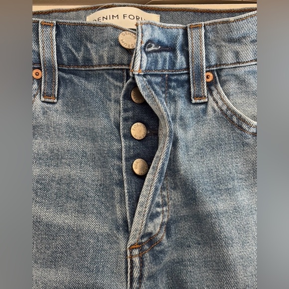 Denim Forum The Arlo Hi-rise Straight Jean , sz 25 - Picture 12 of 16